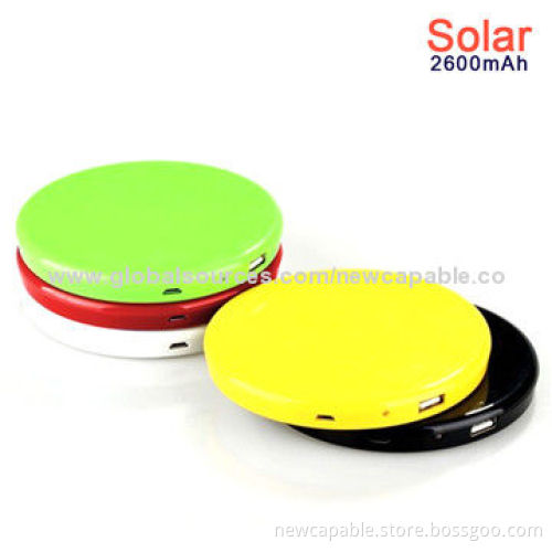 2,600mAh Mini Microsoft's Windows Solar Power Bank with Li-polymer Battery